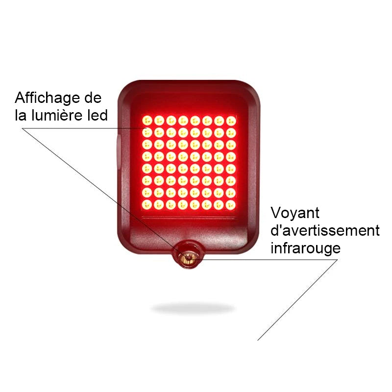 Light indicator for bicycle