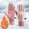 Waterproof finger touchscreen gloves, non-slip and cold-resistant