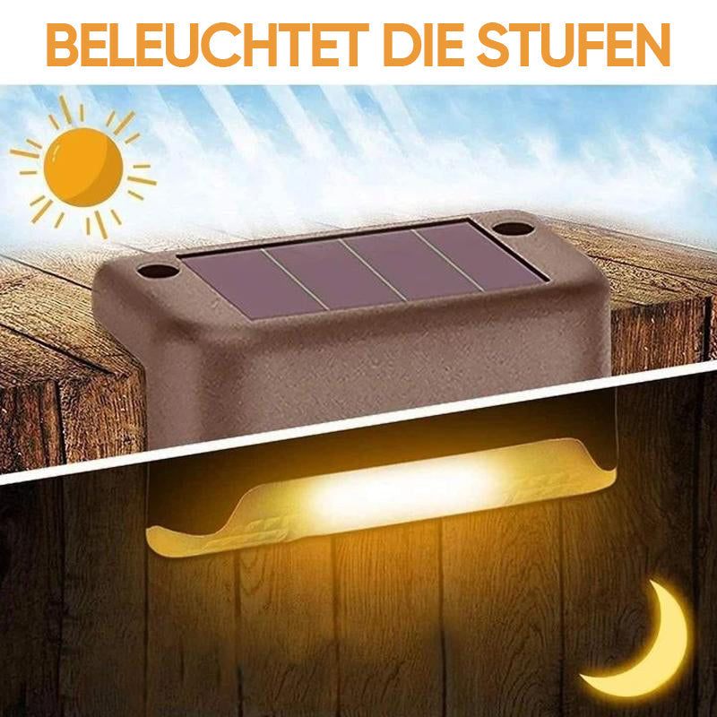 Solar outdoor step lights (4 pcs)