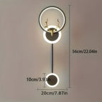 Elegant double wall light for minimalist and atmospheric lighting at home