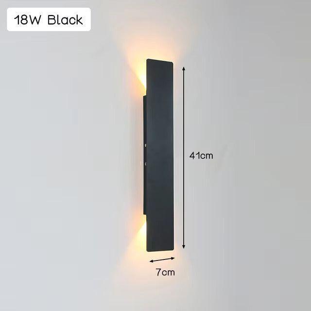 Light - Modern weatherproof LED wall lamp made of aluminum for outdoor use