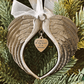 🎄Christmas Tree Memorial Ornaments Angel Wings Bell Hangings Hanging Decoration