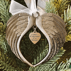 🎄Christmas Tree Memorial Ornaments Angel Wings Bell Hangings Hanging Decoration