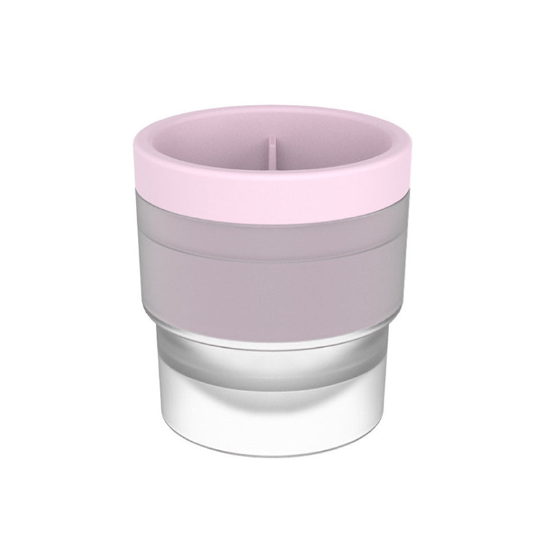 Stackable round hockey mold