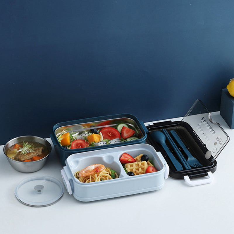 Portable Three Stackable Lunchbox