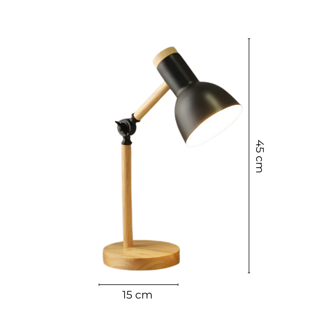Adjustable Macaron LED Table Lamp Made of Wood
