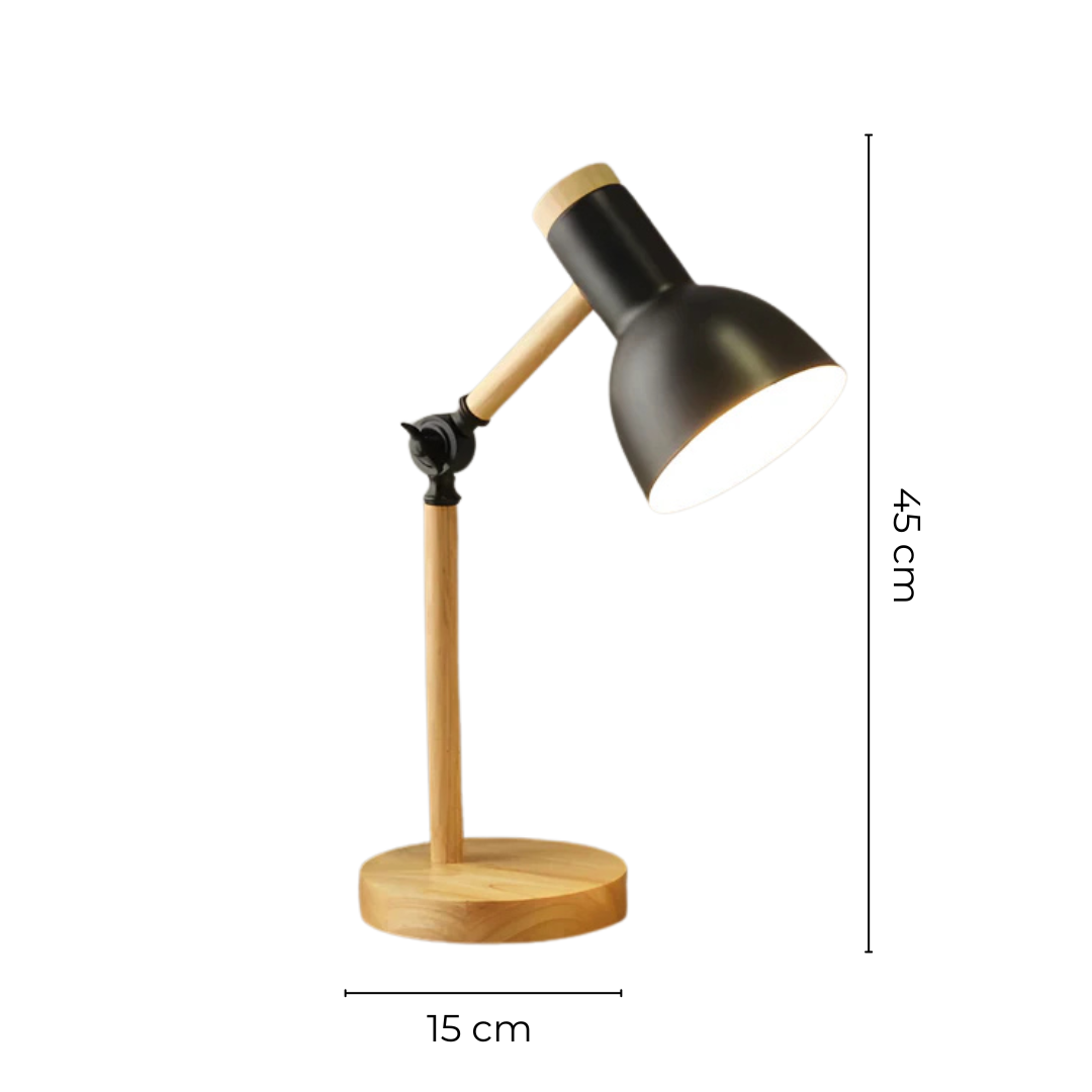Adjustable Macaron LED Table Lamp Made of Wood