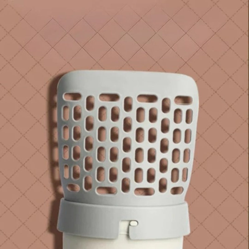 Self-cleaning cat litter box with integrated bag dispenser