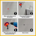 Glass Tile Hole Opener Drill Positioner