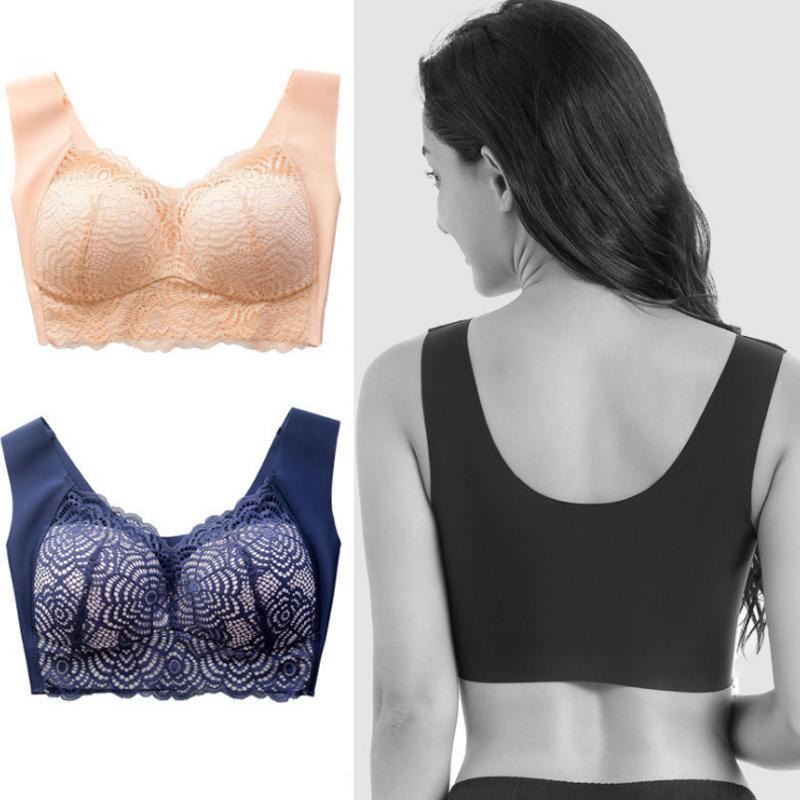 Thin Section Seamless Ring Gather Bra
