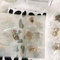 Simple transparent jewelry album storage bag