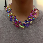Temperament Exaggerated Candy Color Necklace