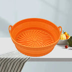 Air fryer grill pan made of silicone