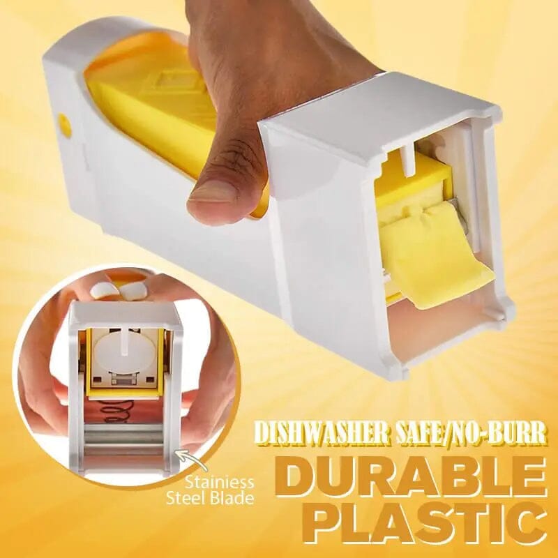 One Click Stick Butter Cutter Cheese Splitter Slicer