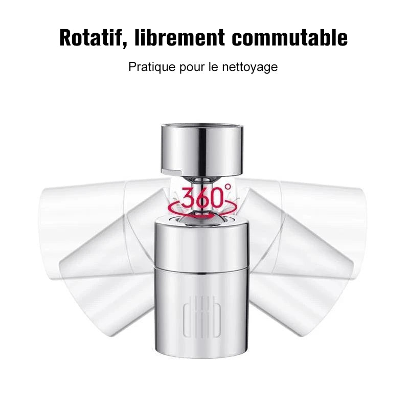 Rotary spray nozzle