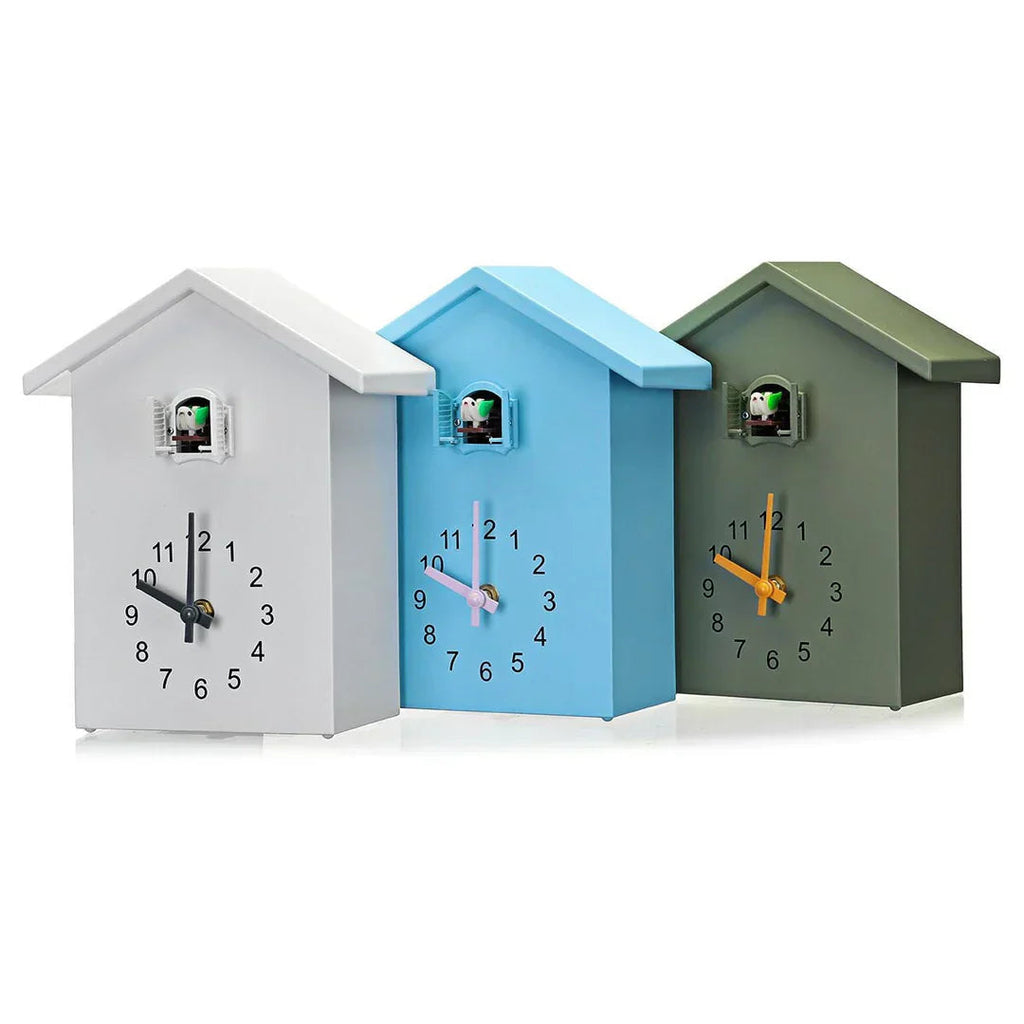 Modern Cuckoo Wall Clock – Elegant Minimalist Design with Hourly Cuckoo Sound