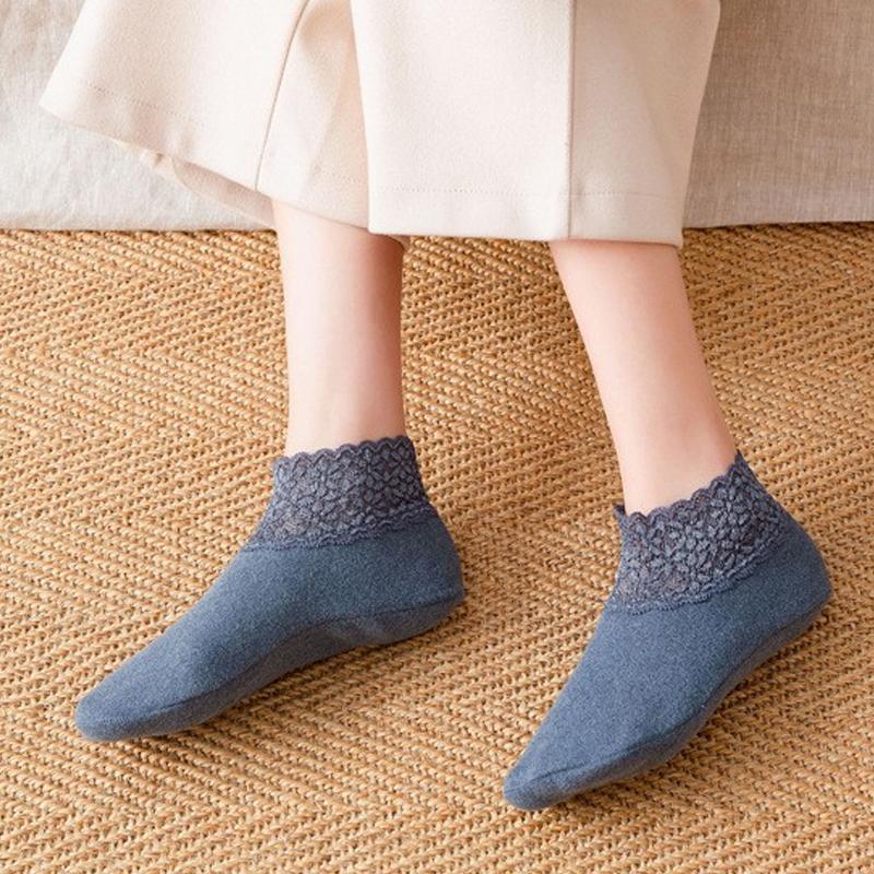 Winter New Fashion Lace Warm Socks
