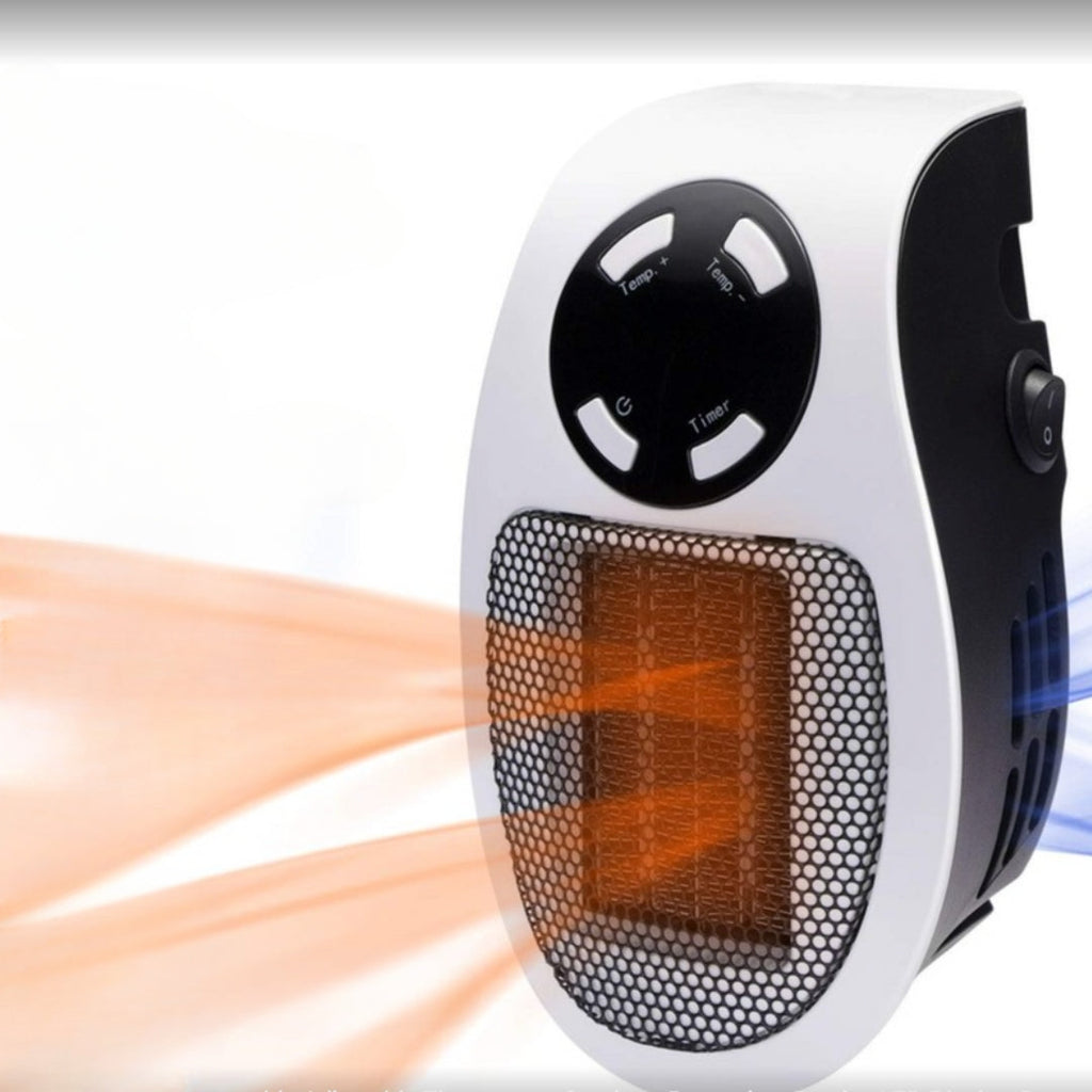 WarmFlow portable heater with adjustable thermostat