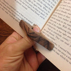 Book reading tool made of solid wood