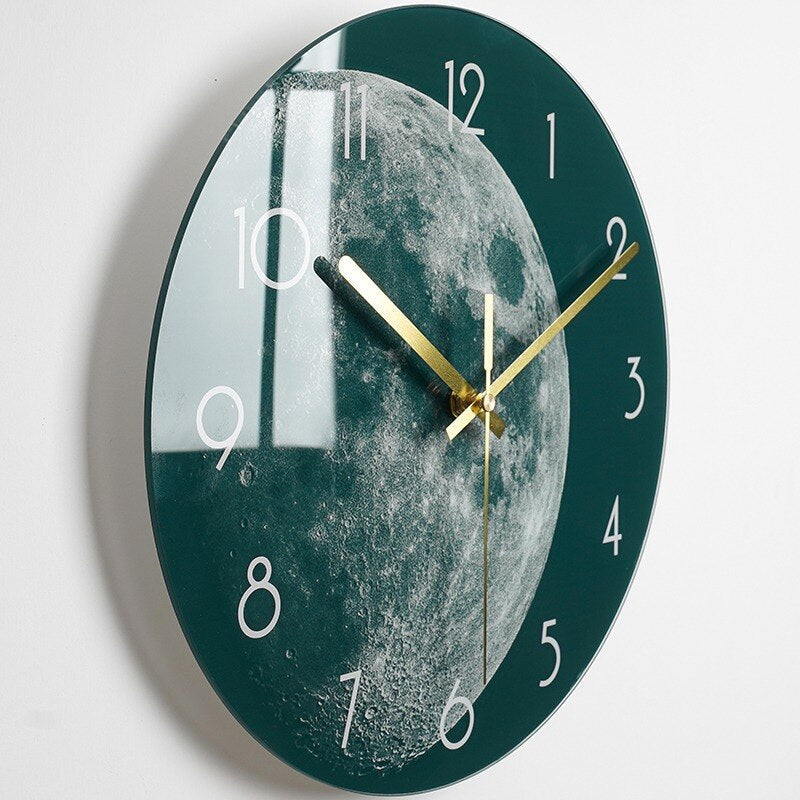 Elegant Wall Clock made of Glass