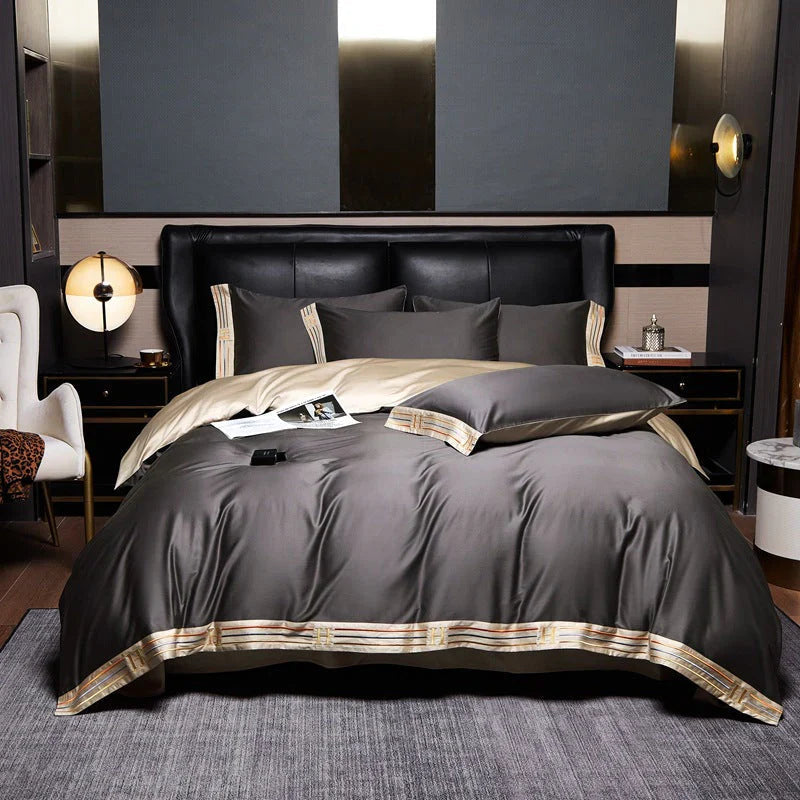 Luxury Satin Bedding 4-Piece Set - OpulenceSleep