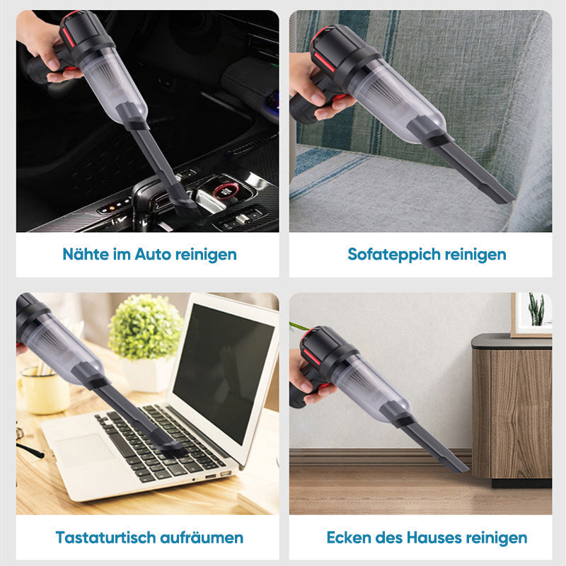 Cordless Rechargeable Multifunctional Handheld Vacuum Cleaner for Cars and Households
