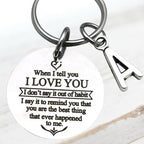To my Lover Keychain