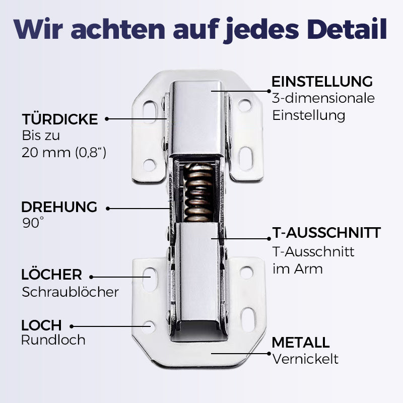 EasyHinge Seamless Cabinet Function