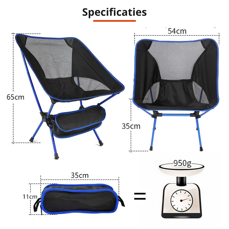 MoonFold Chair - Compact Foldable Chair for Outside