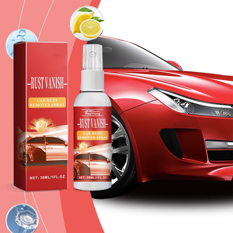 Multifunctional efficient long-lasting car rust remover spray