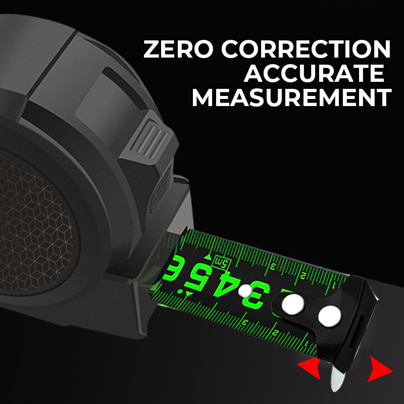 Luminous fluorescent steel measuring tape