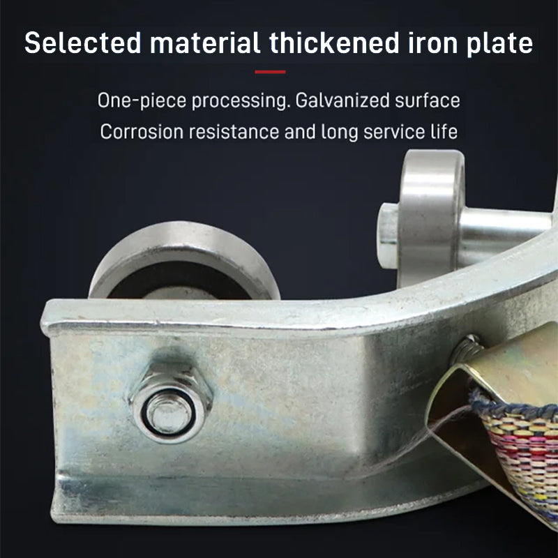 Angle Iron Track Hanging Line Pulley