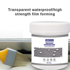 Transparent waterproof coating agent