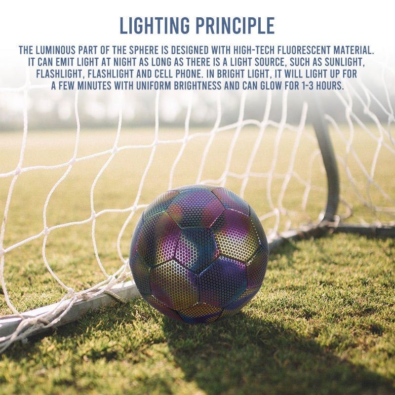Reflective Glowing Soccer Ball