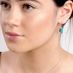 Vintage Turquoise Bird Earrings