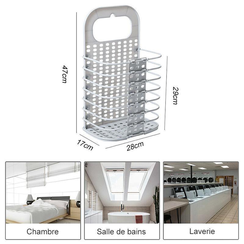 Collapsible laundry basket household