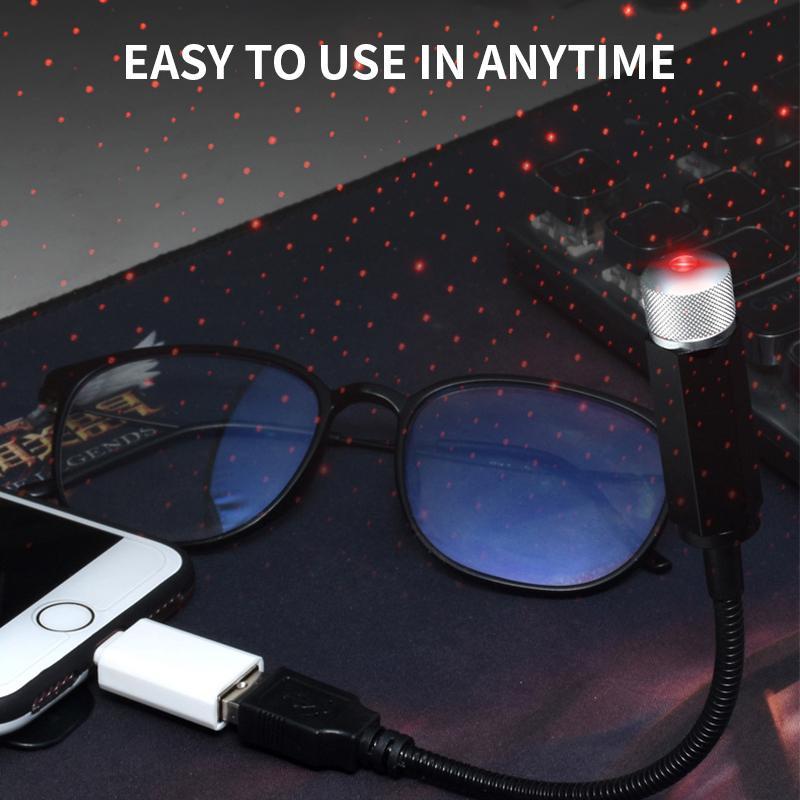Auto and Living Space Ceiling Romantic USB Night Light