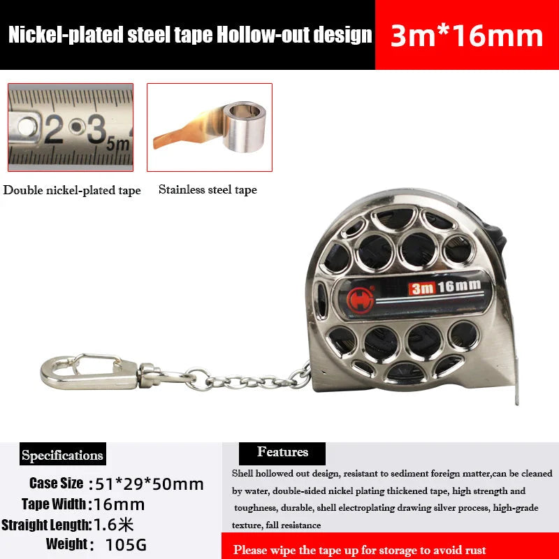 Stainless Steel Corrosion Protection Telescopic Measuring Tape