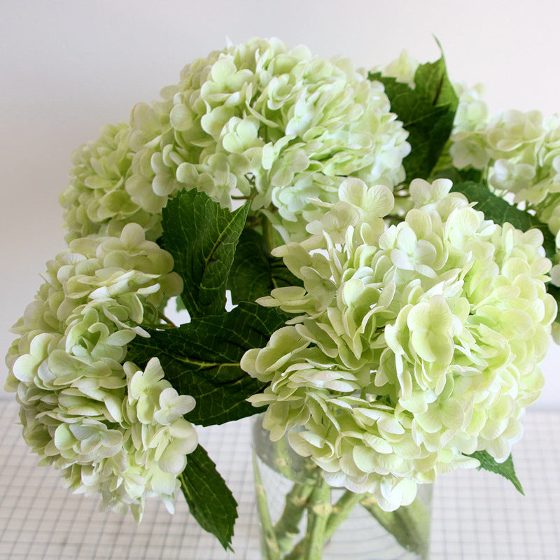 Artificial Hydrangea Flowers Outdoors