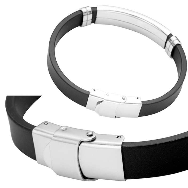 Steel and Silicone Bracelets