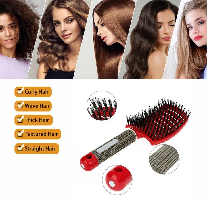 Knot-free hairbrush | For effortless detangling