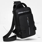 Multi-purpose chest pocket with charging port