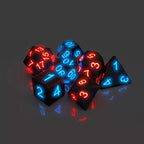 Polyhedral Glowing Dice Set (7 pcs)