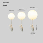 Children's Ceiling Lamp with Bear and Balloon - CloudBear