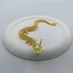 Gold Dragon with movable joints