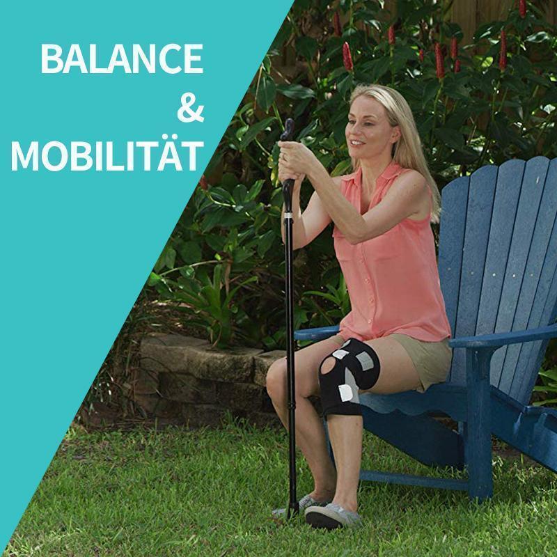 Foldable and extendable walking stick