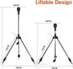 Automatic Rotating Garden Sprinkler with Retractable Tripod for the Garden