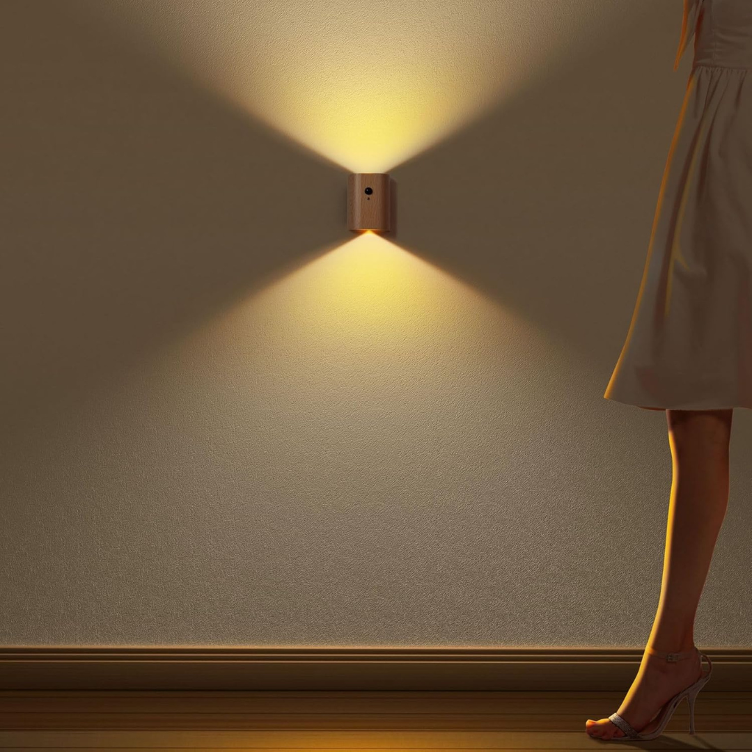 Rechargeable LED Wall Light with Motion Sensor – Warm White