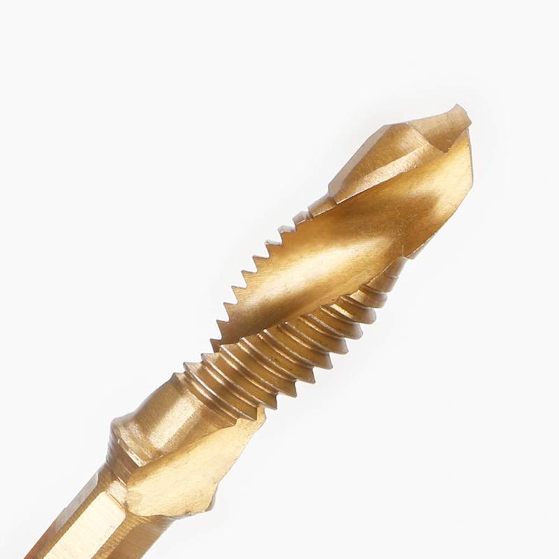 Set of 6 metric tap drill bits