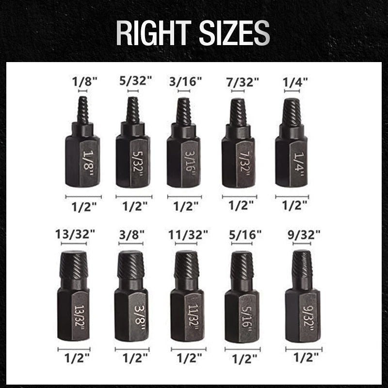 Screw and Bolt Remover Set